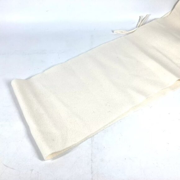 LOUIS VUITTON M79377 LV SKI Scarf-LV Ice Fringe LV logo Scarf wool White/Black - Picture 8 of 14